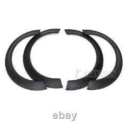 4x Fender Flares Flexible 4 Extra Wide CONCAVE Body Kit For Honda Civic Del Sol