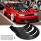 4x Universal Fender Flares Flexible 4 Extra Wide Concave Body Kit