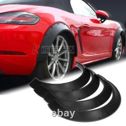 4x Universal Fender Flares Flexible 4 Extra Wide CONCAVE Body Kit