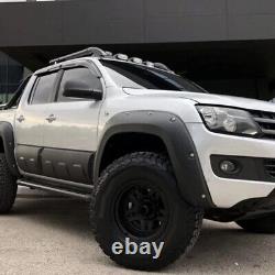 4x Wide Front & Rear Wheel Arches Fender Flares Body Kit For Vw Amarok 2010-2020