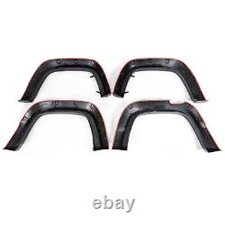 4x Wide Front & Rear Wheel Arches Fender Flares Body Kit For Vw Amarok 2010-2020