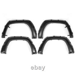 4x Wide Front&rear Wheel Arches Fender Flares Blk Body Kit For Vw Amarok 2010-20