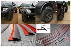 4x universal flexible 4X4 car fender flares wide body wheel arches protector