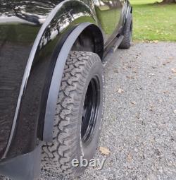 4x universal flexible 4X4 car fender flares wide body wheel arches protector 4cm