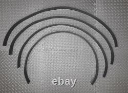 4x universal flexible 4X4 car fender flares wide body wheel arches protector 4cm