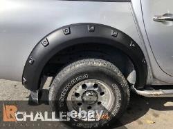 50mm 2 Wide Wheel Arches arch Fender Flares to fit Mitsubishi L200 2006 2015
