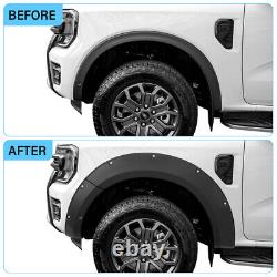 50mm Wide Wheel Arches Fender Flares Kit for Ford Ranger T9 2023-2024 Wildtrak X