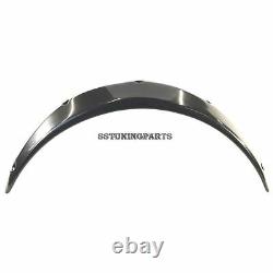 55mm Wide Universal Fender Flares Wheel Arch Extension Arches Trims JDM Set GGS
