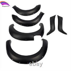 6 Pcs Wide Wheel Arches Extensions Body Kit Styling 16-21 For Ford Ranger T7 T8