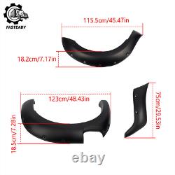 6 Pcs Wide Wheel Arches Extensions Body Kit Styling For Ford Ranger 16-21 T7 T8