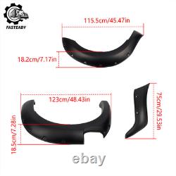 6 Pcs Wide Wheel Arches Extensions Body Kit Styling For Ford Ranger T7 T8 16-21
