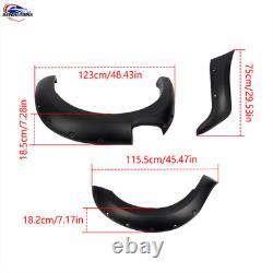 6 Pcs Wide Wheel Arches Extensions Body Kit Styling For Ford Ranger T8 2015-21