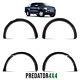 60mm Gloss Black Wheel Arches Wide Body Fender Flares For Ford Ranger T7 15-17