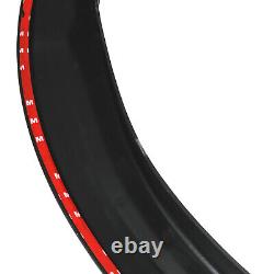 60mm GLOSS BLACK WHEEL ARCHES WIDE BODY FENDER FLARES FOR FORD RANGER T7 15-17