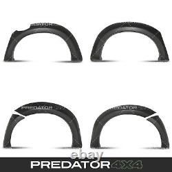 60mm MATTE BLACK WIDE WHEEL ARCHES FENDER FLARES KIT FOR ISUZU D-MAX 2012-2015