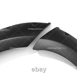 60mm MATTE BLACK WIDE WHEEL ARCHES FENDER FLARES KIT FOR ISUZU D-MAX 2012-2015