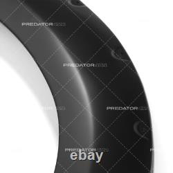 60mm MATTE BLACK WIDE WHEEL ARCHES FENDER FLARES KIT FOR ISUZU D-MAX 2012-2015
