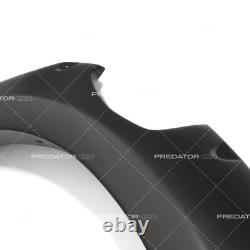 60mm MATTE BLACK WIDE WHEEL ARCHES FENDER FLARES KIT FOR ISUZU D-MAX 2012-2015