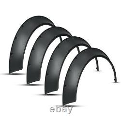 60mm Wide Universal Car Fender Flares Body Wheel Arches For BMWithAudi VW Mercedes