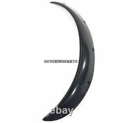 65mm Wide Universal Fender Flares Wheel Arch Extension Arches Trims JDM Set RUS