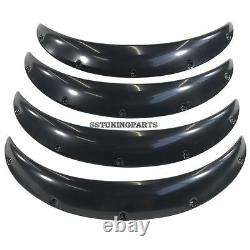 65mm Wide Universal Fender Flares Wheel Arch Extension Arches Trims JDM Set RUS