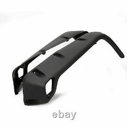 6PCS 7 Wide Black Extended Fender Flares Kit For Jeep Wrangler TJ 1997-2006