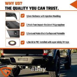 6PCS Off-Road Wide Wheel Arches Extensions Kit Trim For Ford Ranger T7 2015-2018