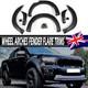 6pcs Wide Wheel Arches Fender Flares Body Kit Black For Ford Ranger T8 2019-2022