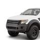 6pcs Black Wide Wheel Arches Fender Flares Body Kit For 12-2015 Ford Ranger T6 A