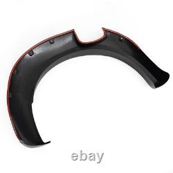 6Pcs Black Wide Wheel Arches Fender Flares Body Kit For 12-2015 Ford Ranger T6 A