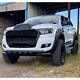 6pcs Black Wide Wheel Arches Fender Flares Body Kit For 2016-18 Ford Ranger T7