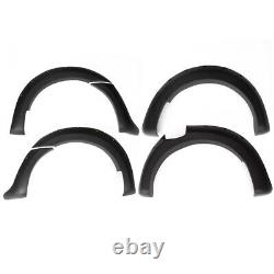 6Pcs Black Wide Wheel Arches Fender Flares Body Kit For 2016-18 Ford Ranger T7