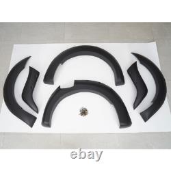 6Pcs Black Wide Wheel Arches Fender Flares Body Kit For 2016-2018 Ford Ranger T7