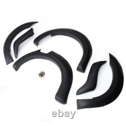 6Pcs Black Wide Wheel Arches Fender Flares Body Kit For 2016-2018 Ford Ranger T7