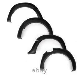 6Pcs Black Wide Wheel Arches Fender Flares Body Kit For Ford Ranger T6 2012-2015