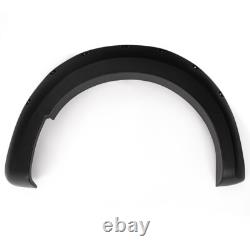 6Pcs Black Wide Wheel Arches Fender Flares Body Kit For Ford Ranger T6 2012-2015