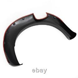 6Pcs Black Wide Wheel Arches Fender Flares Body Kit For Ford Ranger T6 2012-2015