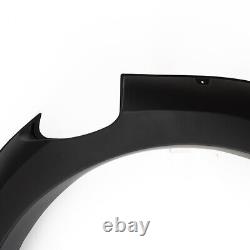 6Pcs Black Wide Wheel Arches Fender Flares Body Kit For Ford Ranger T6 2012-2015