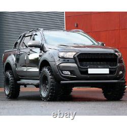 6Pcs Black Wide Wheel Arches Fender Flares Body Kit For Ford Ranger T7 16-18 UK