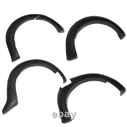 6Pcs Black Wide Wheel Arches Fender Flares Body Kit For Ford Ranger T7 2016-2018