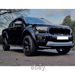 6Pcs Black Wide Wheel Arches Fender Flares Body Kit For Ford Ranger T8 2019-2022