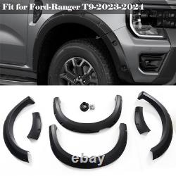 6Pcs For Ford Ranger 2023-2024 T9 Wide Wheel Arches Fender Flares BodyKits