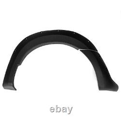 6Pcs Wide Wheel Arches Fender Flares Body Kit Black For 12-2015 Ford Ranger T6 A