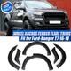 6pcs Wide Wheel Arches Fender Flares Body Kit Black For Ford Ranger T7 16-18 Uk