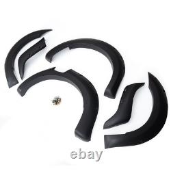 6Pcs Wide Wheel Arches Fender Flares Body Kit Black For Ford Ranger T7 2016-2018