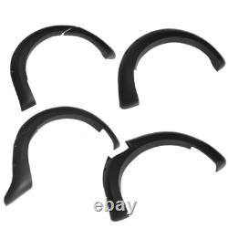 6Pcs Wide Wheel Arches Fender Flares BodyKit Body Trim For Ford Ranger T7 16-18