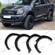 6pcs Wide Wheel Arches Fender Flares Bodykit Body Kits For 12-15 Ford Ranger T6