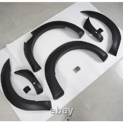 6x Black Wide Wheel Arches Fender Flares Body Kit For Ford Ranger T8 2019-2022