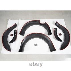 6x Black Wide Wheel Arches Fender Flares Body Kit For Ford Ranger T8 2019-2022