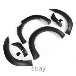 6x Black Wide Wheel Arches Fender Flares Body Kit For Ford Ranger T8 2019-2022